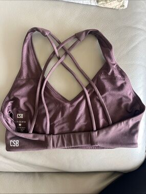 CSB Crossback Sports Bra color like mocha